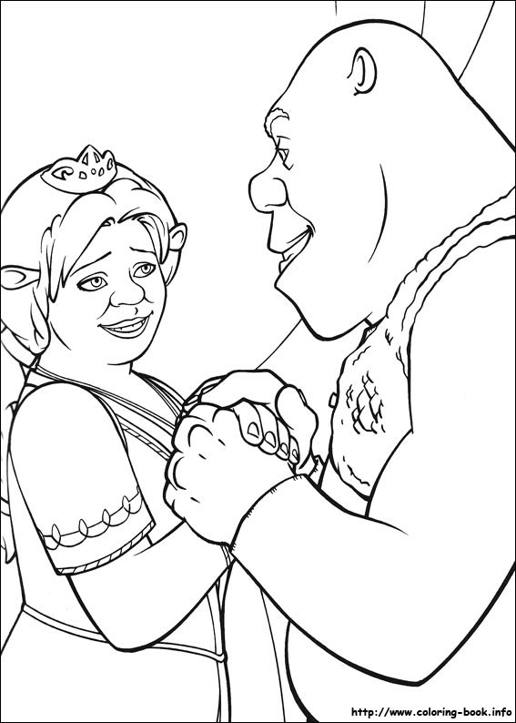 Shrek kolorowanki